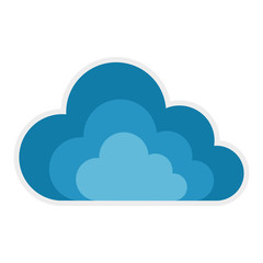 cloud computing isolated icon vector illustration design