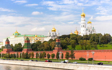 Fototapeta na wymiar Ensemble of Moscow Kremlin