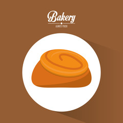 bakery always fresh pastry dessert vector illustration eps 10