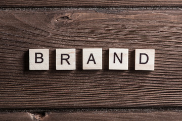 business conceptual word of wooden elements with letters