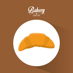 bakery breakfast croissant always fresh vector illustration eps 10