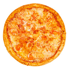 Delicious classic Vegetarian Pizza with pineapple, oregano and cheese