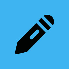 Pencil icon, flat design