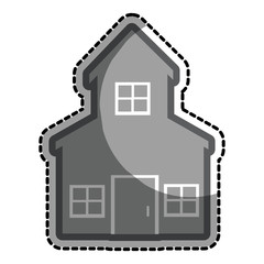 real estate house icon vector illustration design