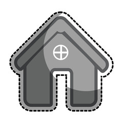 real estate house icon vector illustration design
