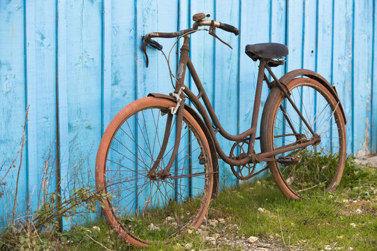 Fototapeta Vélo en bord de mer