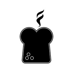fresh bread slice icon pictogram vector illustration eps 10