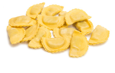 Fototapeta na wymiar italian Ravioli pasta isolated