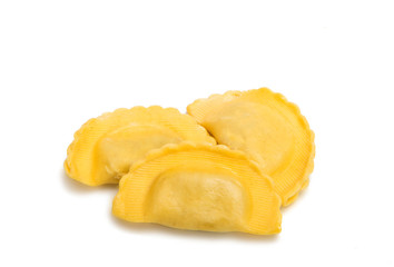 italian Ravioli pasta isolated