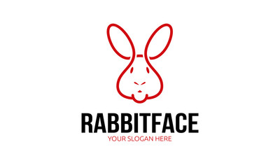 Rabbit Face Logo