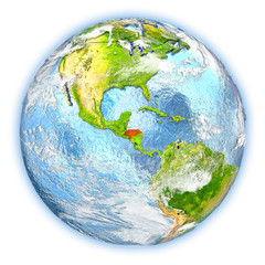 Honduras on Earth isolated