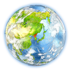 North Korea on Earth isolated