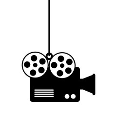 video camera cinema icon vector illustration design