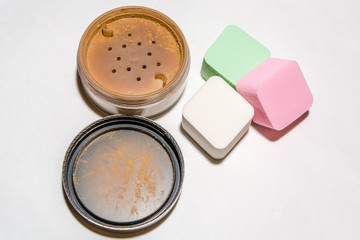 Accessories for a make-up.