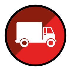 truck delivery service icon vector illustration design