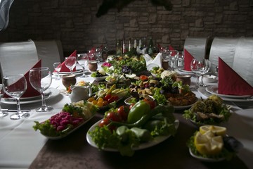 Azeri national salad food