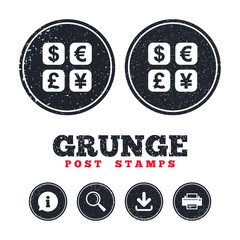 Currency exchange sign icon. Currency converter.