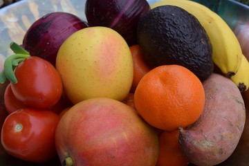 Fruits and vegetables