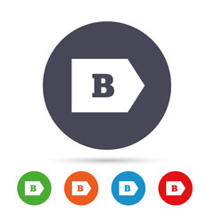 Obraz premium Energy efficiency class B. Energy consumption.