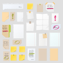 Naklejka premium Sticker notes vector illustration.