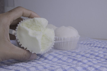 Cotton wool cake, kind of Thai sweetmeat