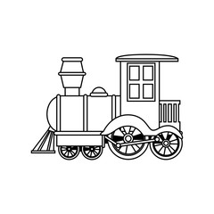 train kids toy isolated icon vector illustration design