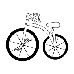 Fototapeta na wymiar bicycle vehicle isolated icon vector illustration design