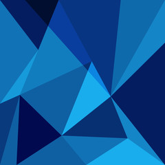 Blue low poly design element background