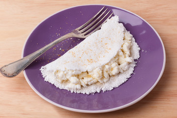Casabe (bammy, beiju, bob, biju) - flatbread of cassava (tapioca
