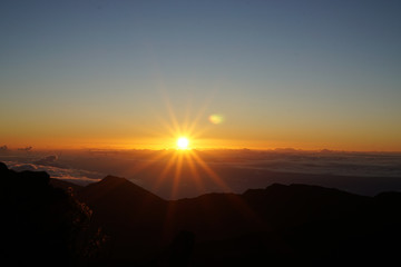 Fototapeta na wymiar Haleakala Sunrise