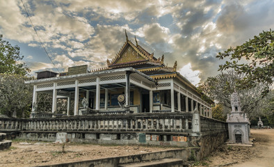 Obraz premium Phnom Krom temple near Siem Reap