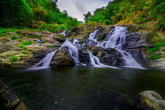 waterfall in forest © khlongwangchao