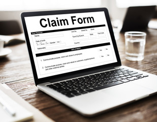 Claim Form Document Fefund Indemnity Concept