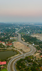 Fototapeta premium Canal Road Chiang Mai, Thailand