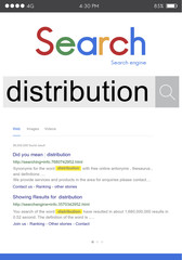 Distribution Distribute Distributed Distributer Concept