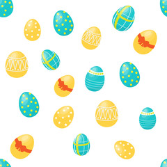 Easter eggs pattern