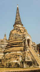 Fototapeta premium The grandest and most beautiful temple in the ancient capital of Thailand