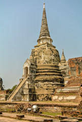 Fototapeta premium The grandest and most beautiful temple in the ancient capital of Thailand