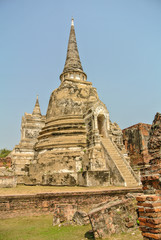Fototapeta premium The grandest and most beautiful temple in the ancient capital of Thailand