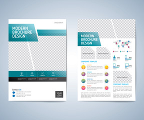 Business brochure, leaflet, flyer,  annual report,  cover design template vector background. layout A4 size. 