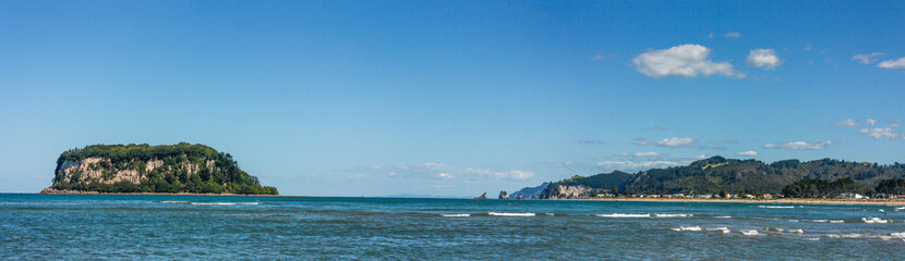 Naklejka premium Whangamata beach, North Island, New Zealand.