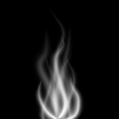 Smoke with black background