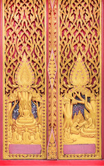 Plakat Temple gate pattern