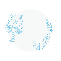 Handmade Painting watercolor blue sea, paper texture