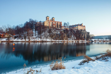 Naklejka premium Benedictine monastery in Tyniec near Krakow, Poland