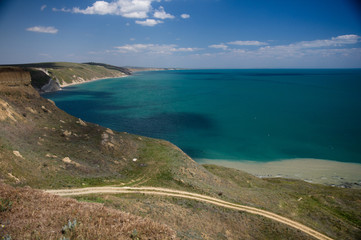 Fototapeta na wymiar The Black Sea coast.