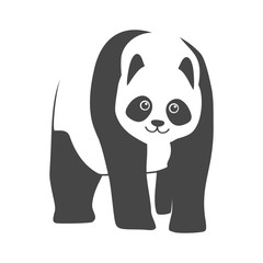 Panda icon - vector illustration