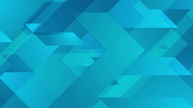 Abstract blue corporate geometric motion graphic background. Video animation Ultra HD 4K 3840x2160
