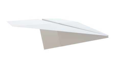 Fototapeta na wymiar Close up of paper airplane