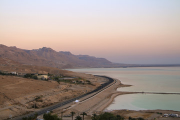 Sunrise on the Dead Sea